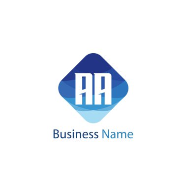 İlk Harf AA Logo Şablonu Tasarımı