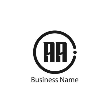 İlk Harf AA Logo Şablonu Tasarımı
