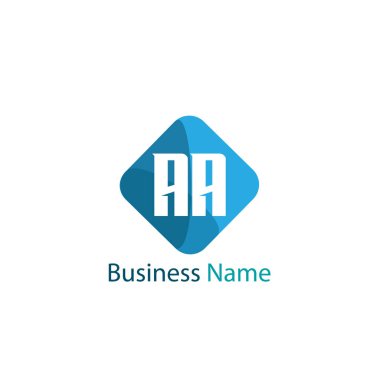 İlk Harf AA Logo Şablonu Tasarımı
