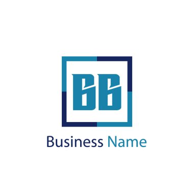 Başlangıç Harfi BB Logo Şablonu Tasarımı