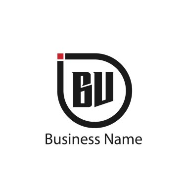 İlk Harf BV Logo Şablonu Tasarımı