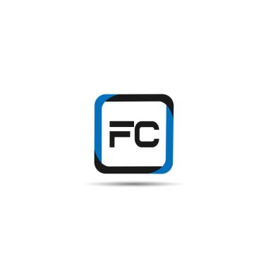 İlk Harf FC Logo Şablonu Tasarımı