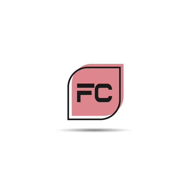 首字母Fc标志模板设计 — 图库矢量图片