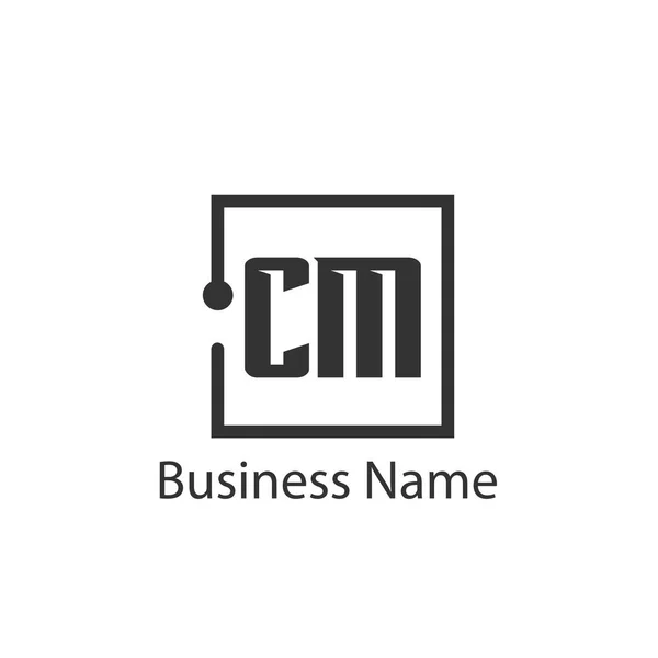 首字母Cm标志模板设计 — 图库矢量图片