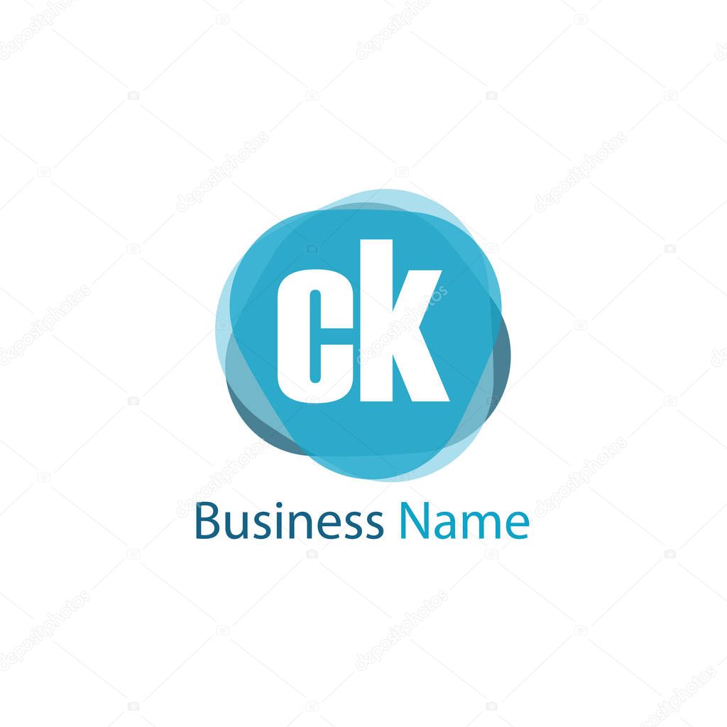 Initial Letter CK Logo Template Design