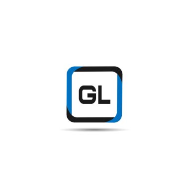 İlk Harf GL Logo Şablon Tasarımı