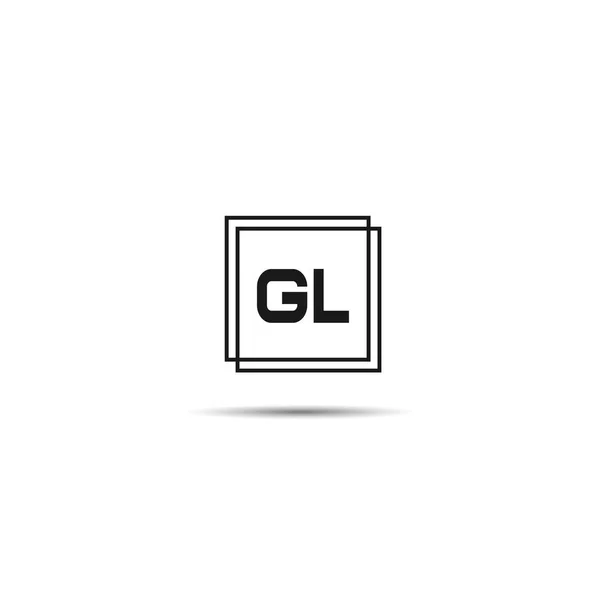 Ursprunglig Letter Logotyp Mall Design — Stock vektor