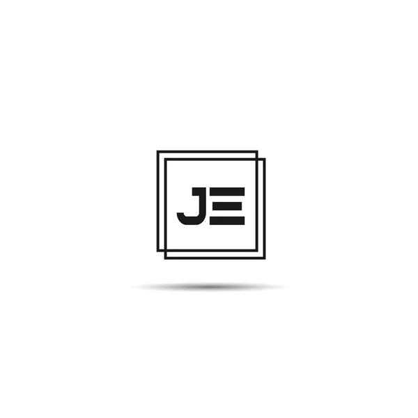 首字母Je标志模板设计 — 图库矢量图片