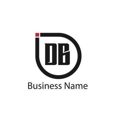 İlk Harf DB Logo Şablonu Tasarımı