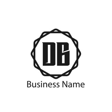İlk Harf DB Logo Şablonu Tasarımı