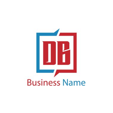 İlk Harf DB Logo Şablonu Tasarımı