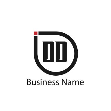 İlk Harf DD Logo Şablonu Tasarımı