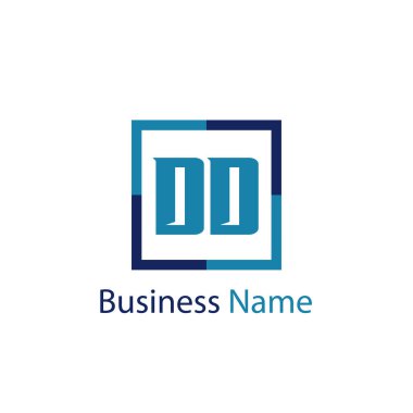 İlk Harf DD Logo Şablonu Tasarımı