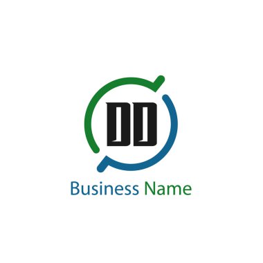 İlk Harf DD Logo Şablonu Tasarımı
