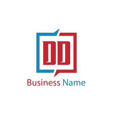 İlk Harf DD Logo Şablonu Tasarımı