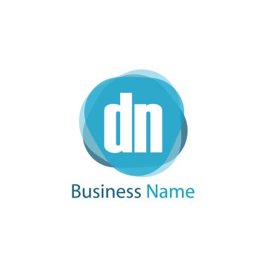 İlk Harf DM Logo Şablonu Tasarımı