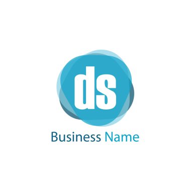 İlk harf Ds Logo tasarım şablonu