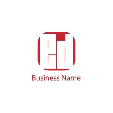 İlk Harf ED Logo Şablonu Tasarımı