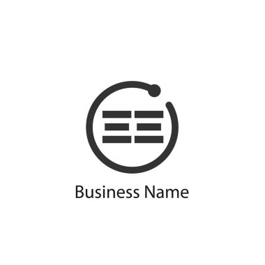 İlk Harf EE Logo Şablonu Tasarımı