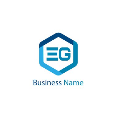 İlk harf örneğin Logo tasarım şablonu