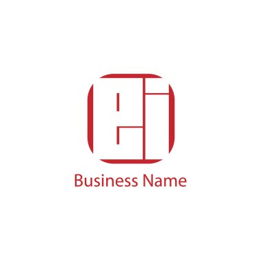 İlk harf Ei Logo tasarım şablonu