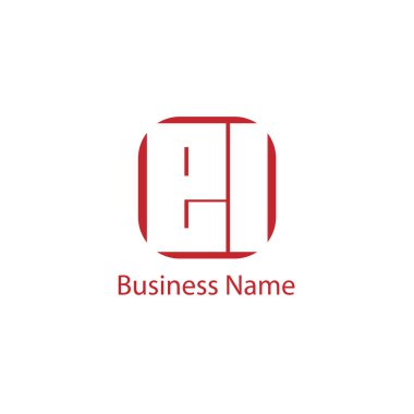 İlk Harf EL Logo Şablonu Tasarımı