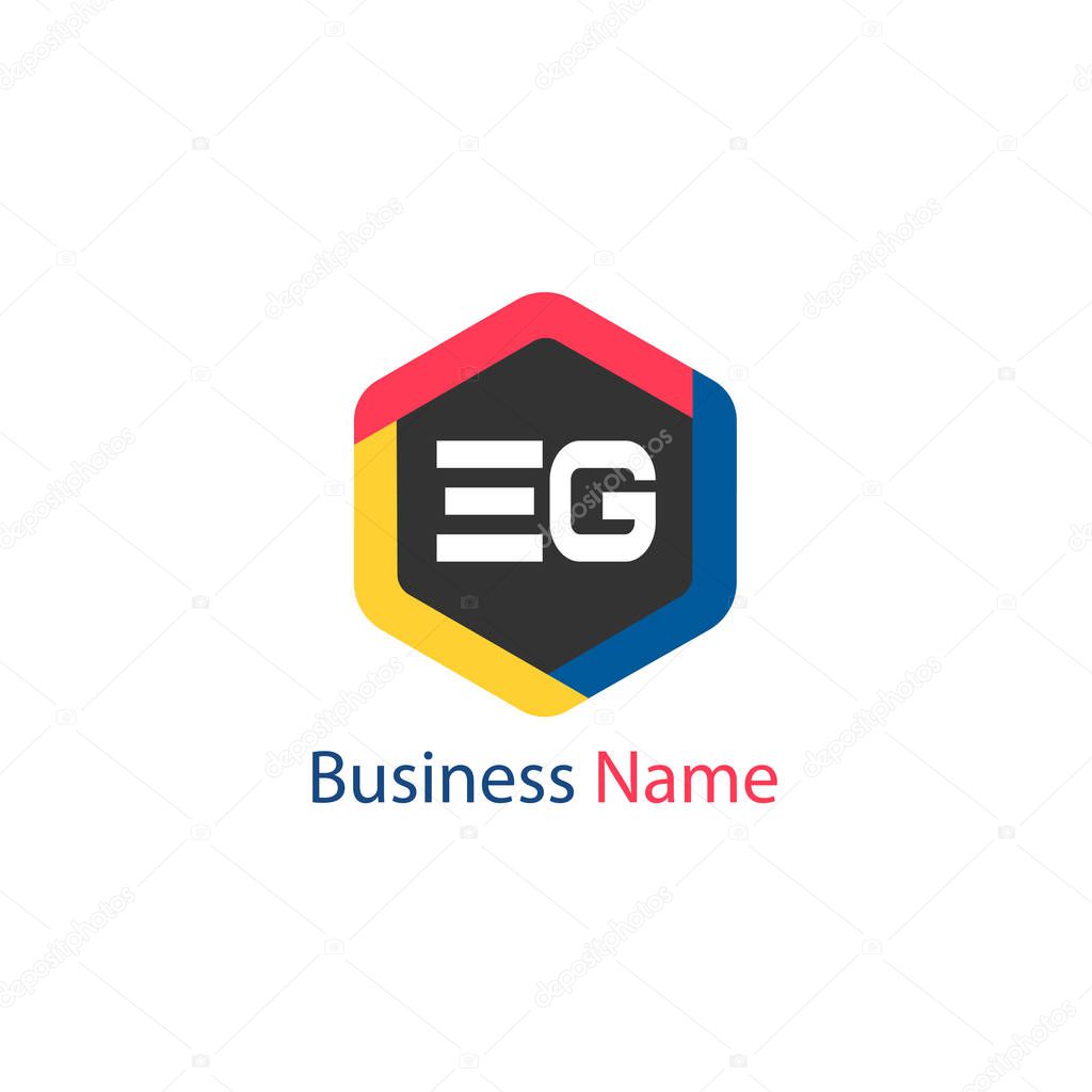Initial Letter EG Logo Template Design