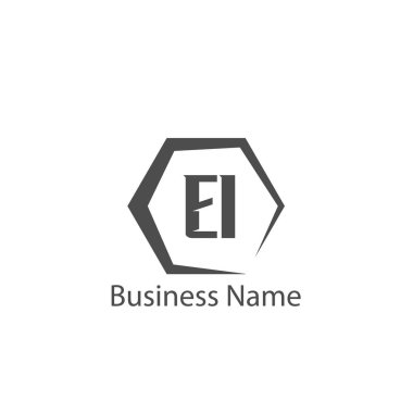 İlk Harf EE Logo Şablonu Tasarımı