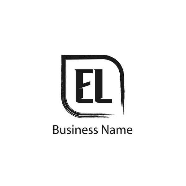 Letter Logo Template Design — 스톡 벡터