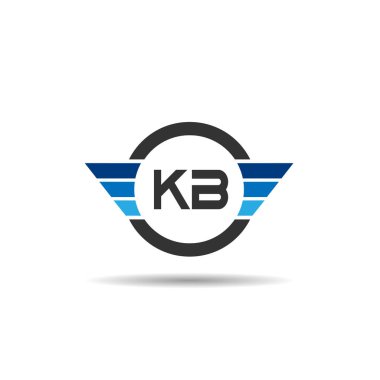 İlk Harf KB Logo Şablonu Tasarımı