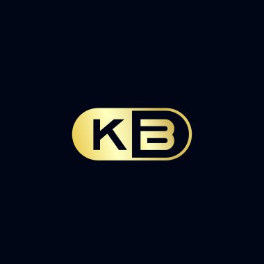 İlk Harf KB Logo Şablonu Tasarımı