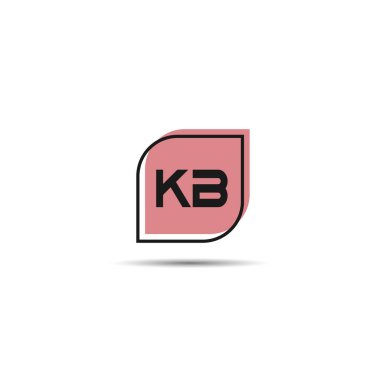 İlk Harf KB Logo Şablonu Tasarımı