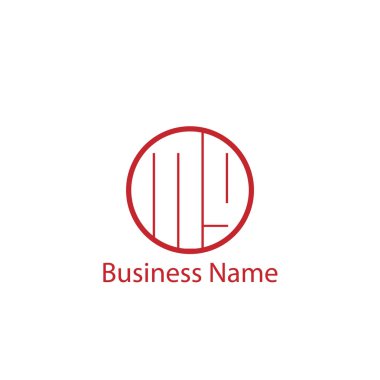 İlk harf Mg Logo tasarım şablonu