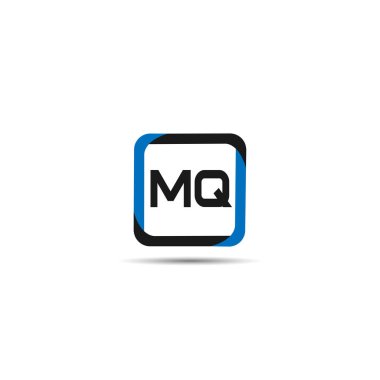 İlk harf Mq Logo tasarım şablonu