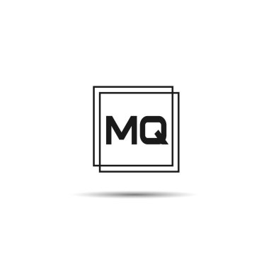 İlk harf Mq Logo tasarım şablonu