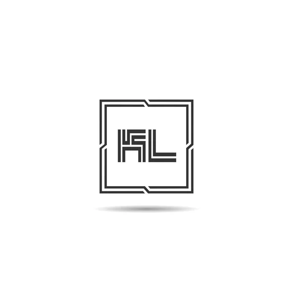 頭文字 のロゴのテンプレートのデザイン — ストックベクタ
