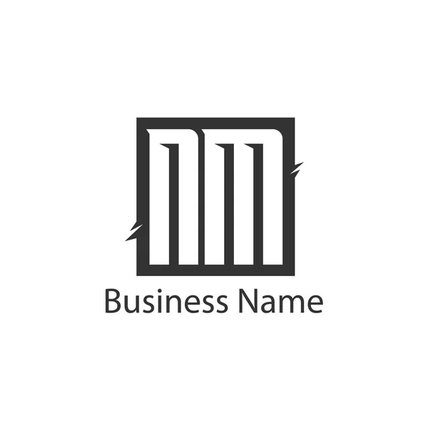 Letra Inicial Logo Template Design — Vector de stock