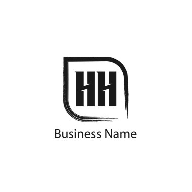 İlk Harf HH Logo Şablonu Tasarımı