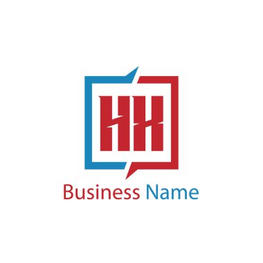 İlk harf Hx Logo tasarım şablonu