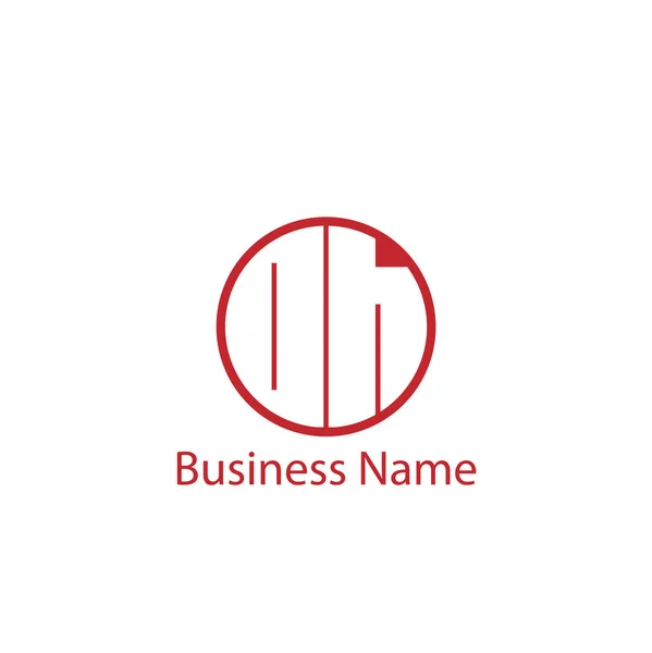 Carta Inicial Logo Template Design — Vector de stock