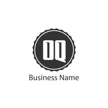 İlk harf Oq Logo tasarım şablonu
