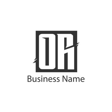 İlk harf veya Logo tasarım şablonu