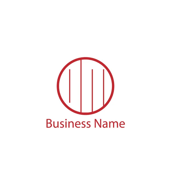 Ursprunglig Bokstav Logotyp Mall Design — Stock vektor