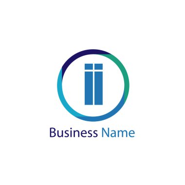 İlk harf II Logo tasarım şablonu