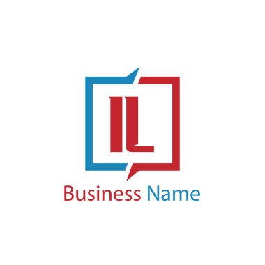 İlk mektup Il Logo tasarım şablonu