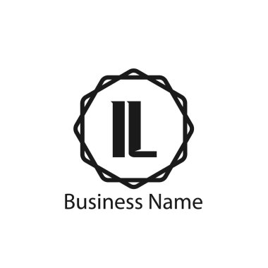 İlk mektup Il Logo tasarım şablonu