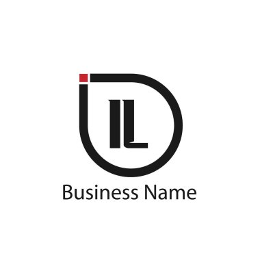 İlk mektup Il Logo tasarım şablonu