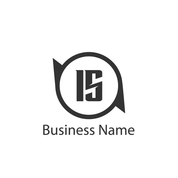 Carta Inicial Design Modelo Logotipo —  Vetores de Stock