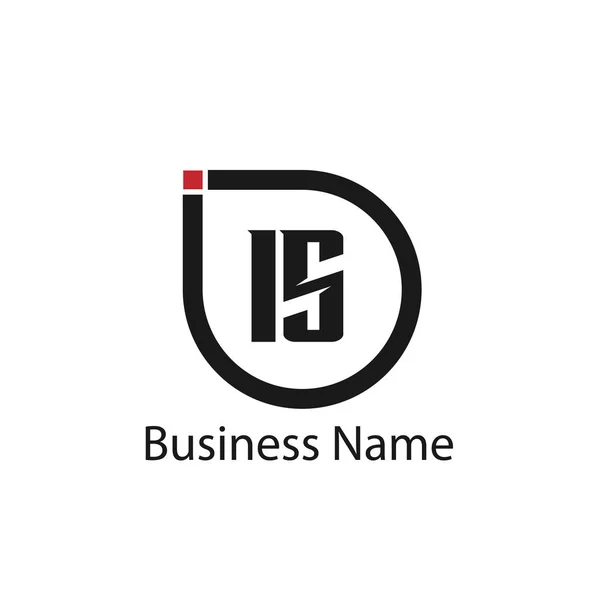 Carta Inicial Design Modelo Logotipo —  Vetores de Stock