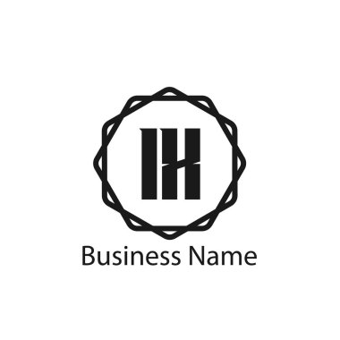 İlk harf IX Logo tasarım şablonu